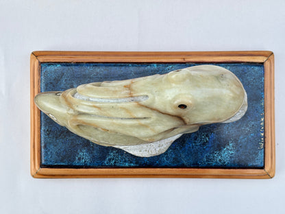 alabaster fish box Global Views Swivel Mushroom Box by Printed Reef Clear coral isolation Seabass stones shadowbox - Studio