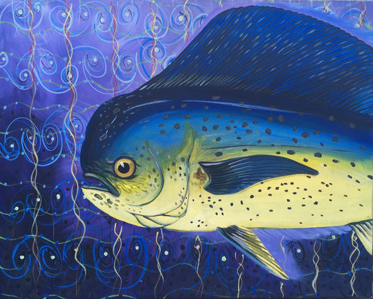 Original Dorado Painting Roxanne Burns Consignment