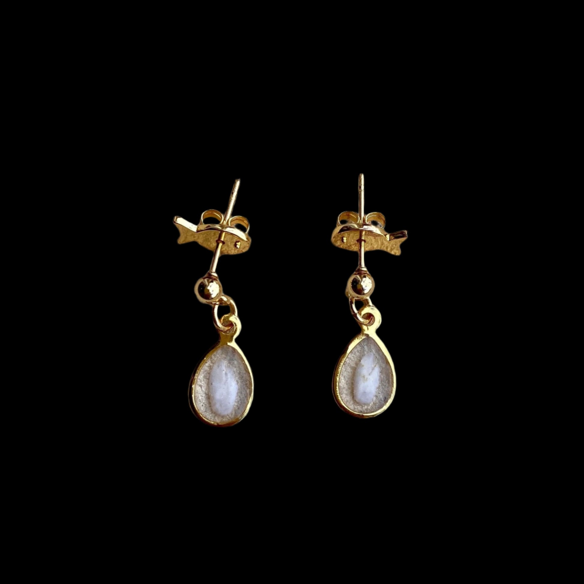 Otolith Drop Earrings Magdalena Consignment Gold Drop