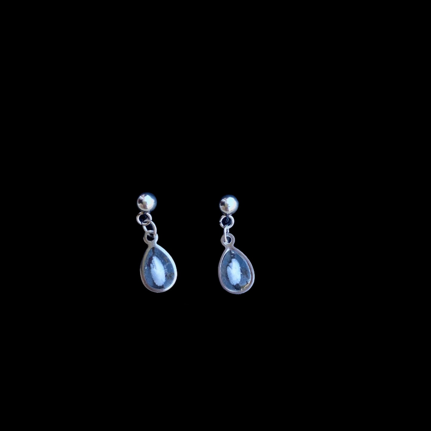 Otolith Drop Earrings Magdalena Consignment Silver Drop