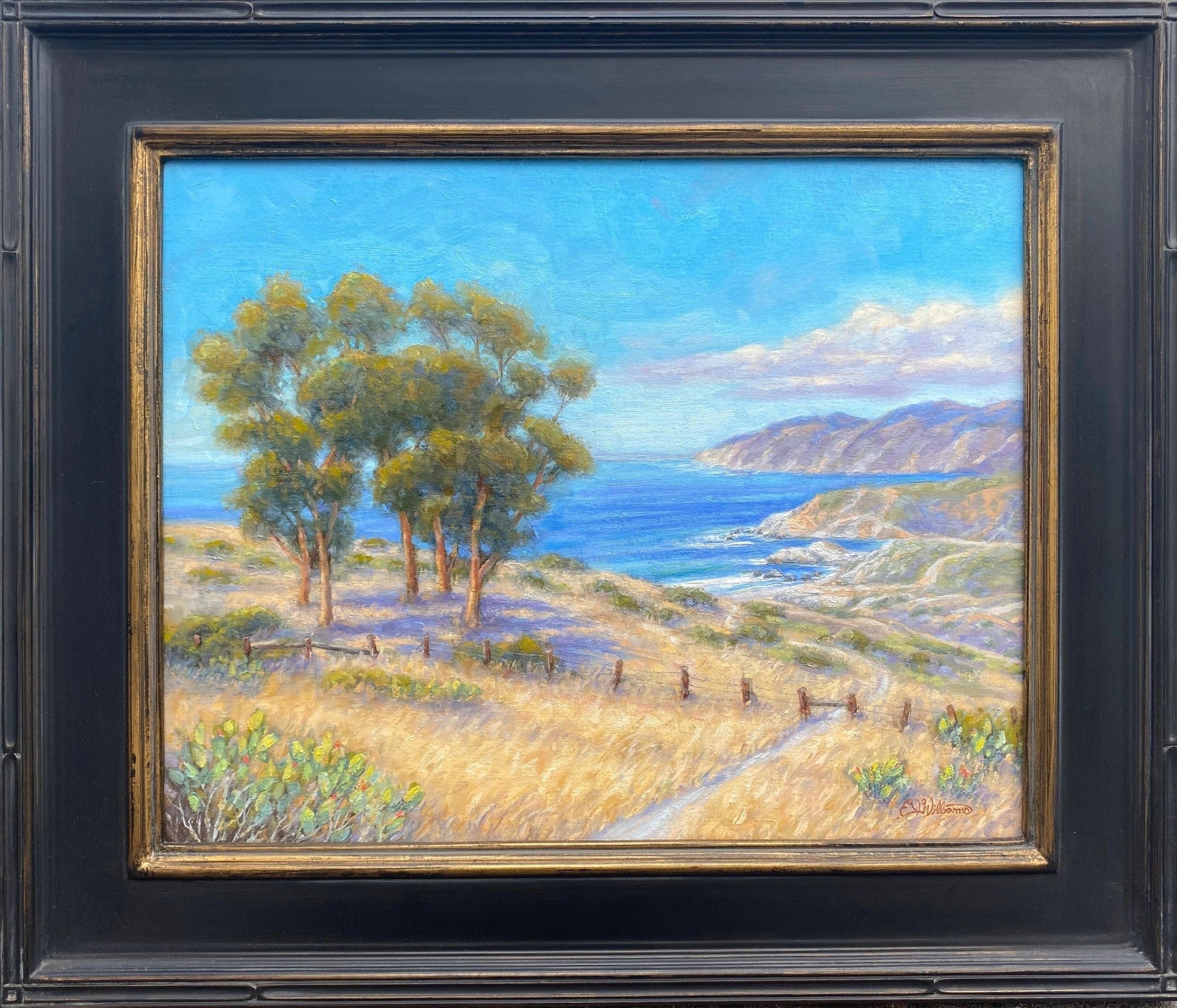 "Pasture to Sea" Original Oil Painting EJ Williams Consignment