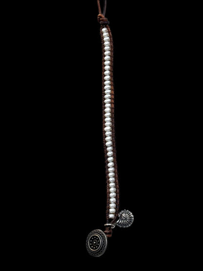 "Pearl: Treasure of the Sea" Bracelets Heidi Duran Inventory Tiny White Pearls