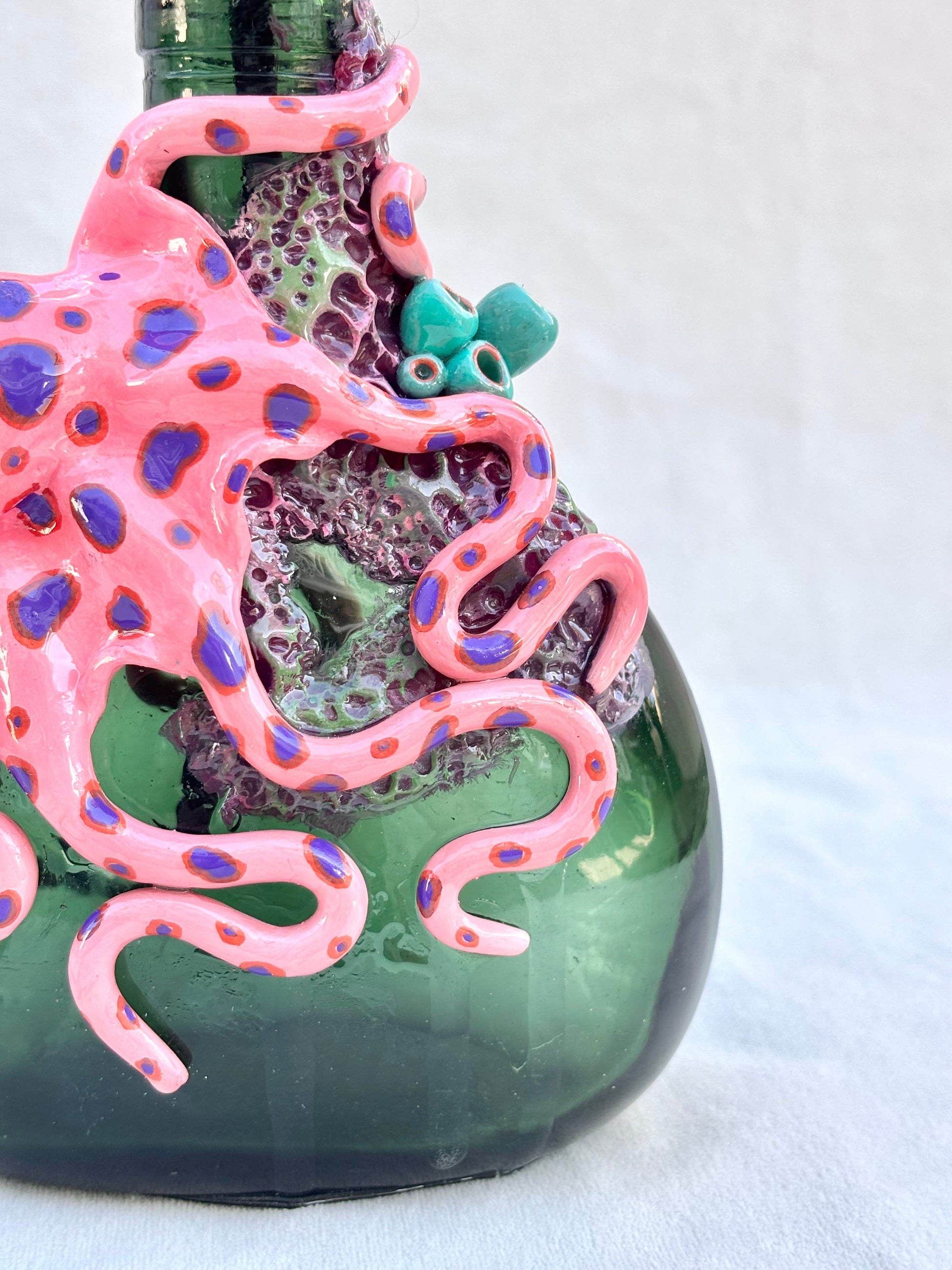 Pink & Purple Octopus Lamp by Andy Lime Andrea Forbush Consignment