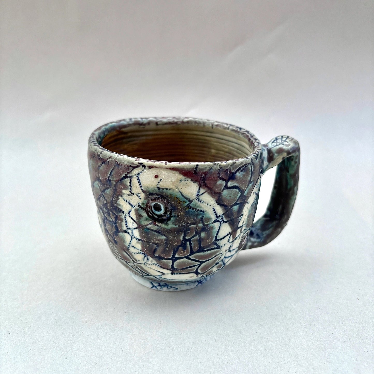 "Pisces" Ceramic Mugs (10-12 oz) Juls Inventory #6