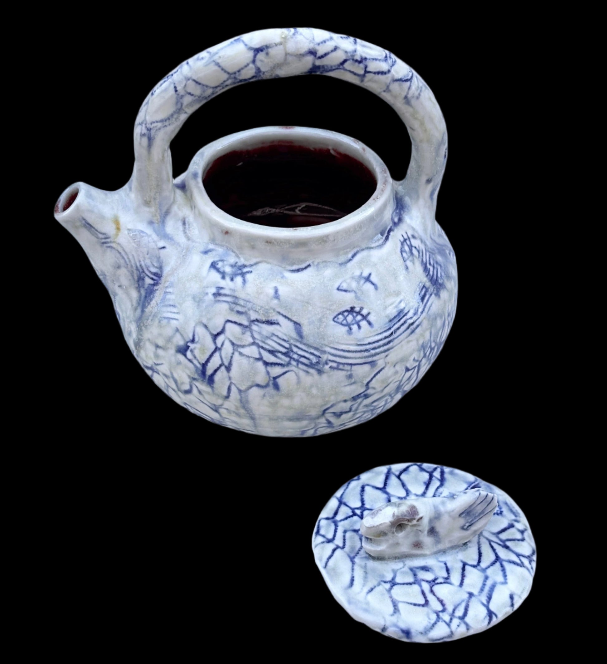 "Pisces" Teapots Juls Inventory