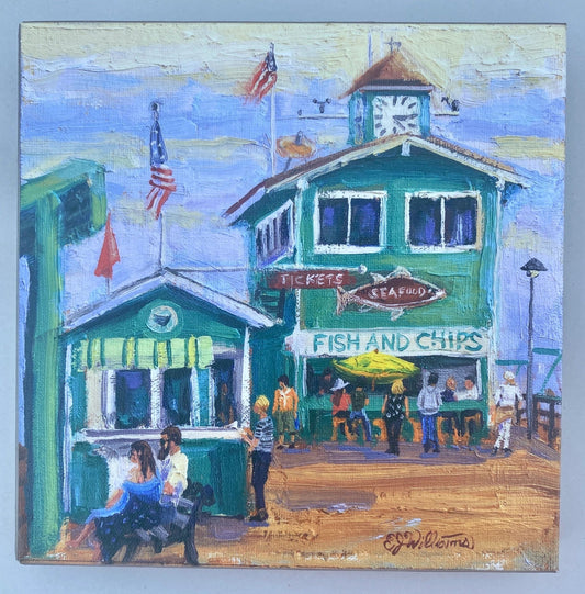 "Pleasure Pier" Glicee Print - Canvas EJ Williams Consignment