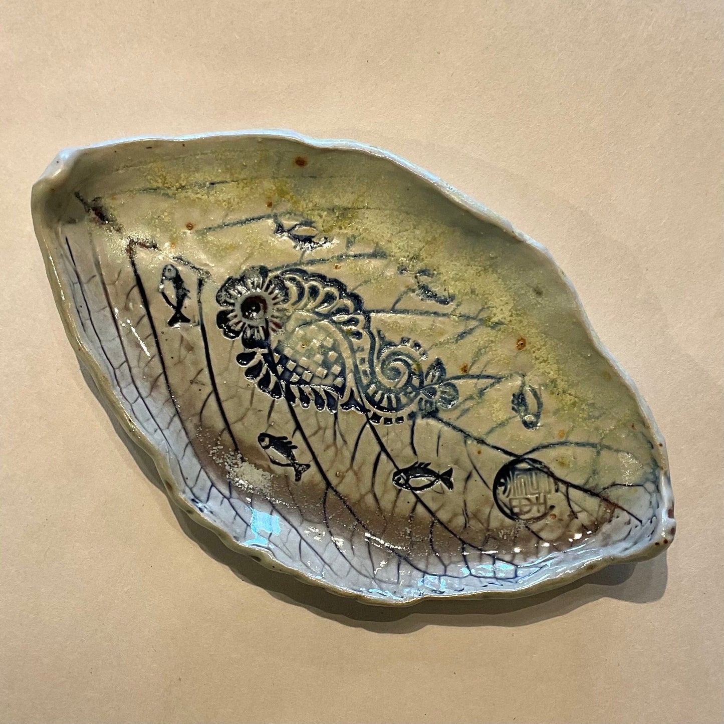 Porcelain Leaf Dish - Pisces Juls Inventory SMALL