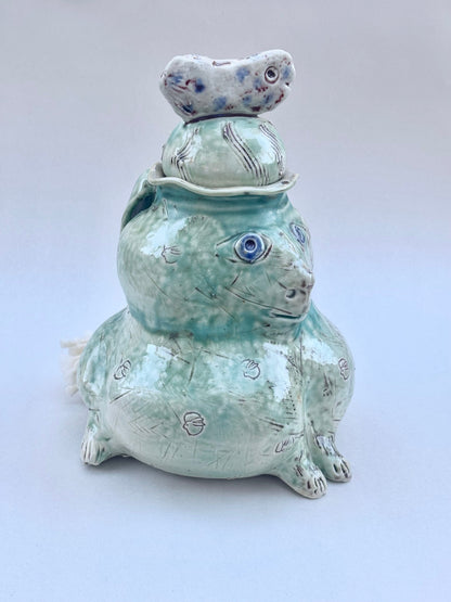 Porcelain Rabbit Jar Juls Inventory