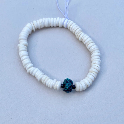 Puka Shell Bracelets - Hand Strung by Nikki Nikki Consignment #1: Puka and Turquoise