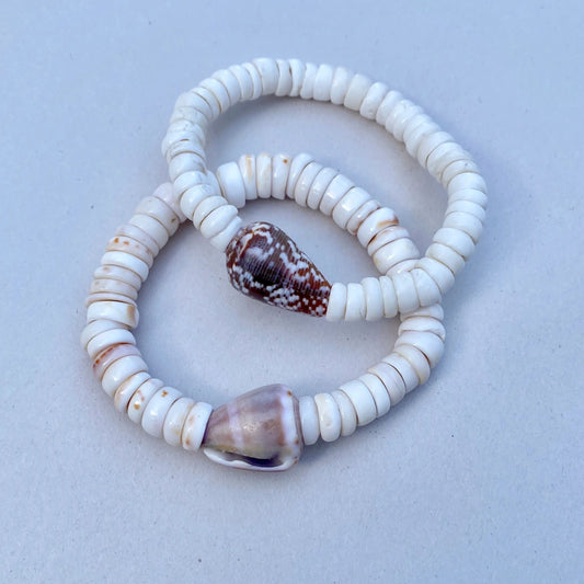 Puka Shell Bracelets - Hand Strung by Nikki Nikki Consignment