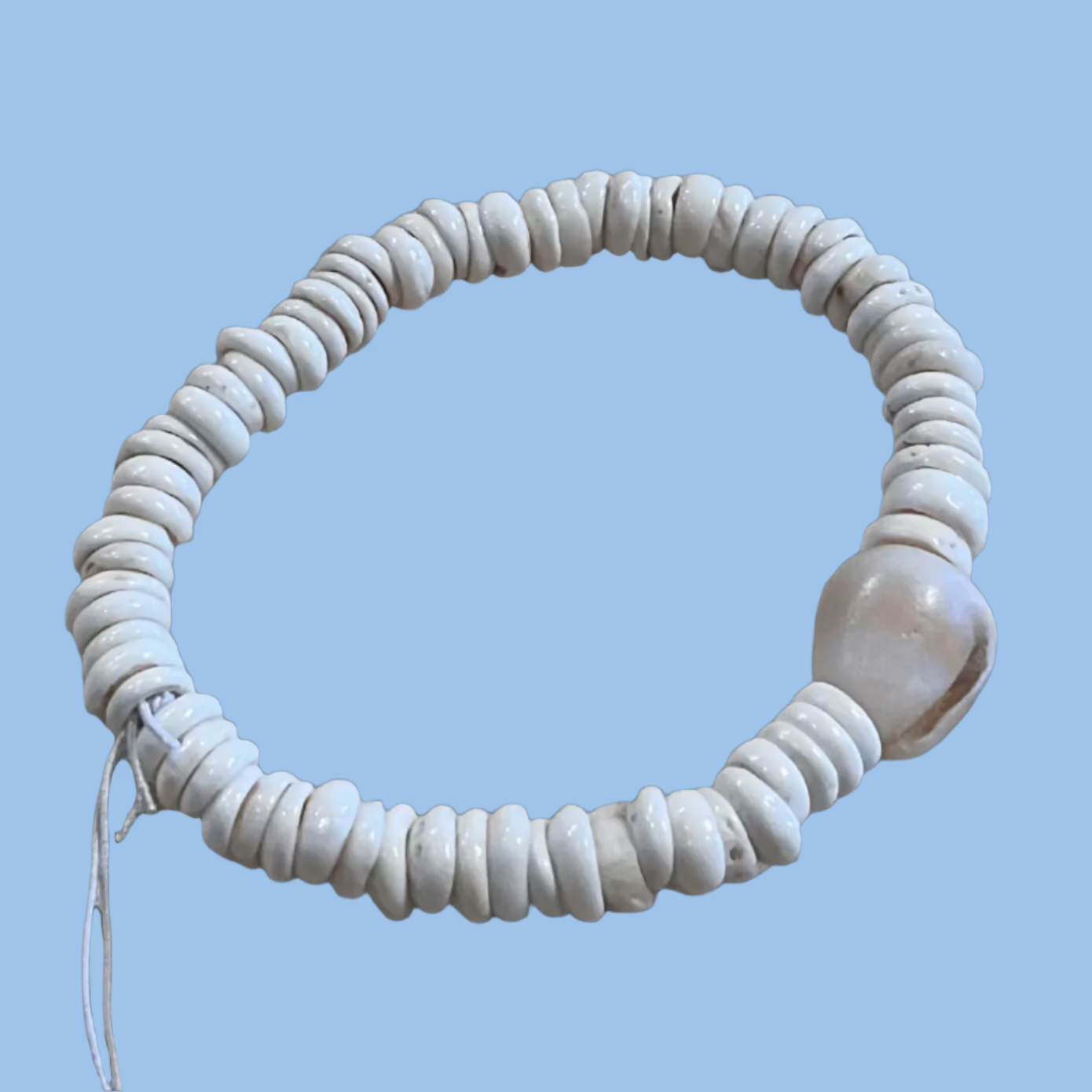 Puka Shell Bracelets - Hand Strung by Nikki Nikki Consignment 8: Puka with Small Cone Snail Shell