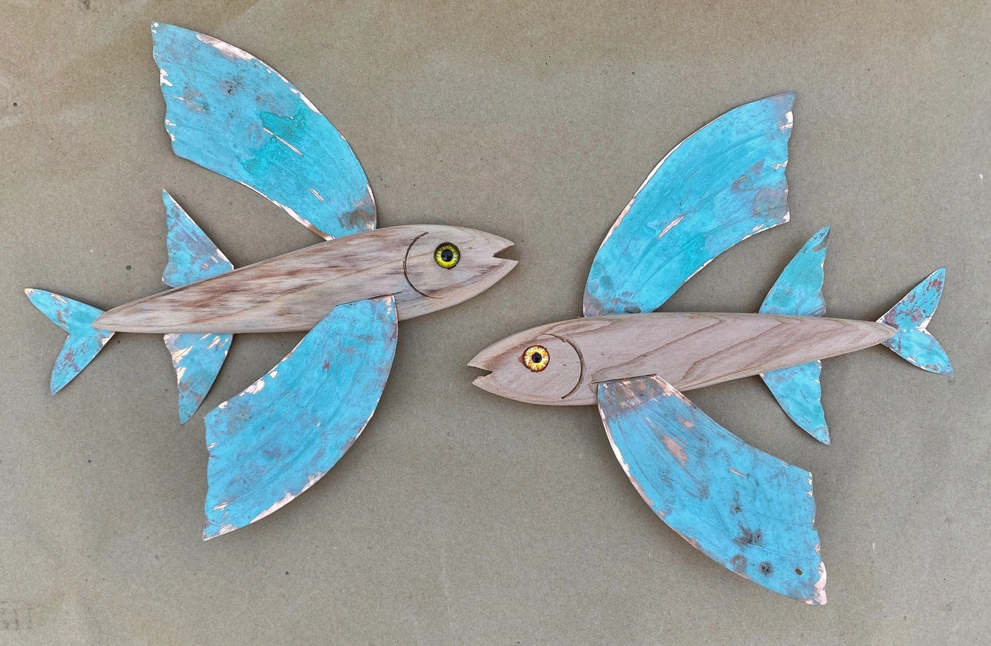 Redwood and Copper Flying Fish Laughing Moon Inventory