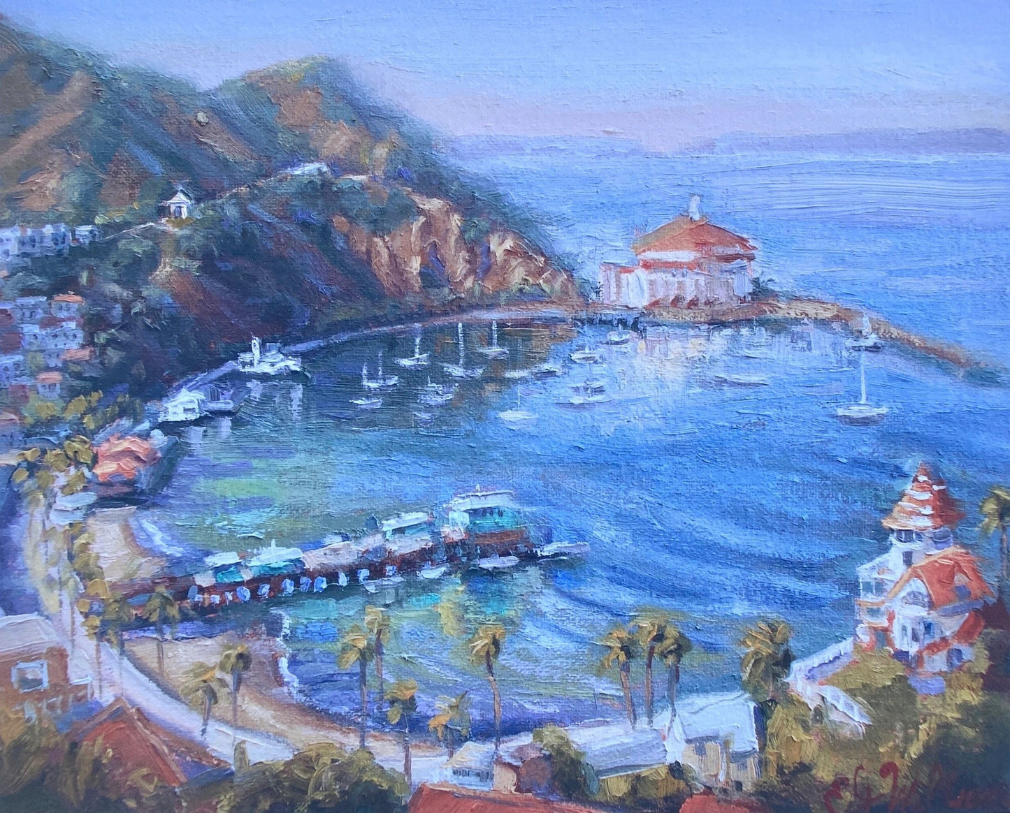 "Romance in Avalon" Giclee Print EJ Williams Consignment