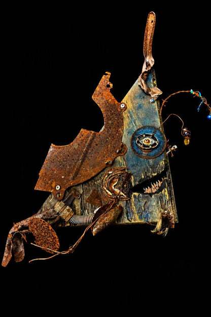 "Rustico" Upcycled/Eco-Folk Art Rodrigo Consignment