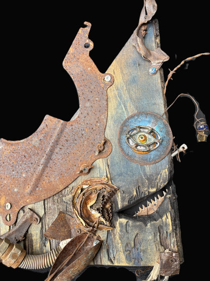 "Rustico" Upcycled/Eco-Folk Art Rodrigo Consignment