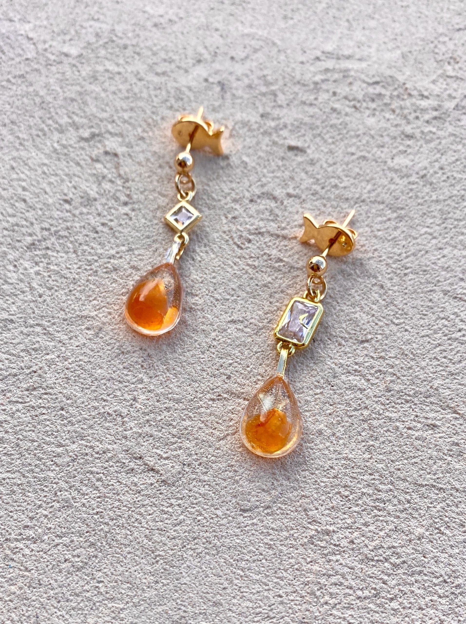 Salmon Roe Earring and Pendant Mix and Match Magdalena Consignment Earrings
