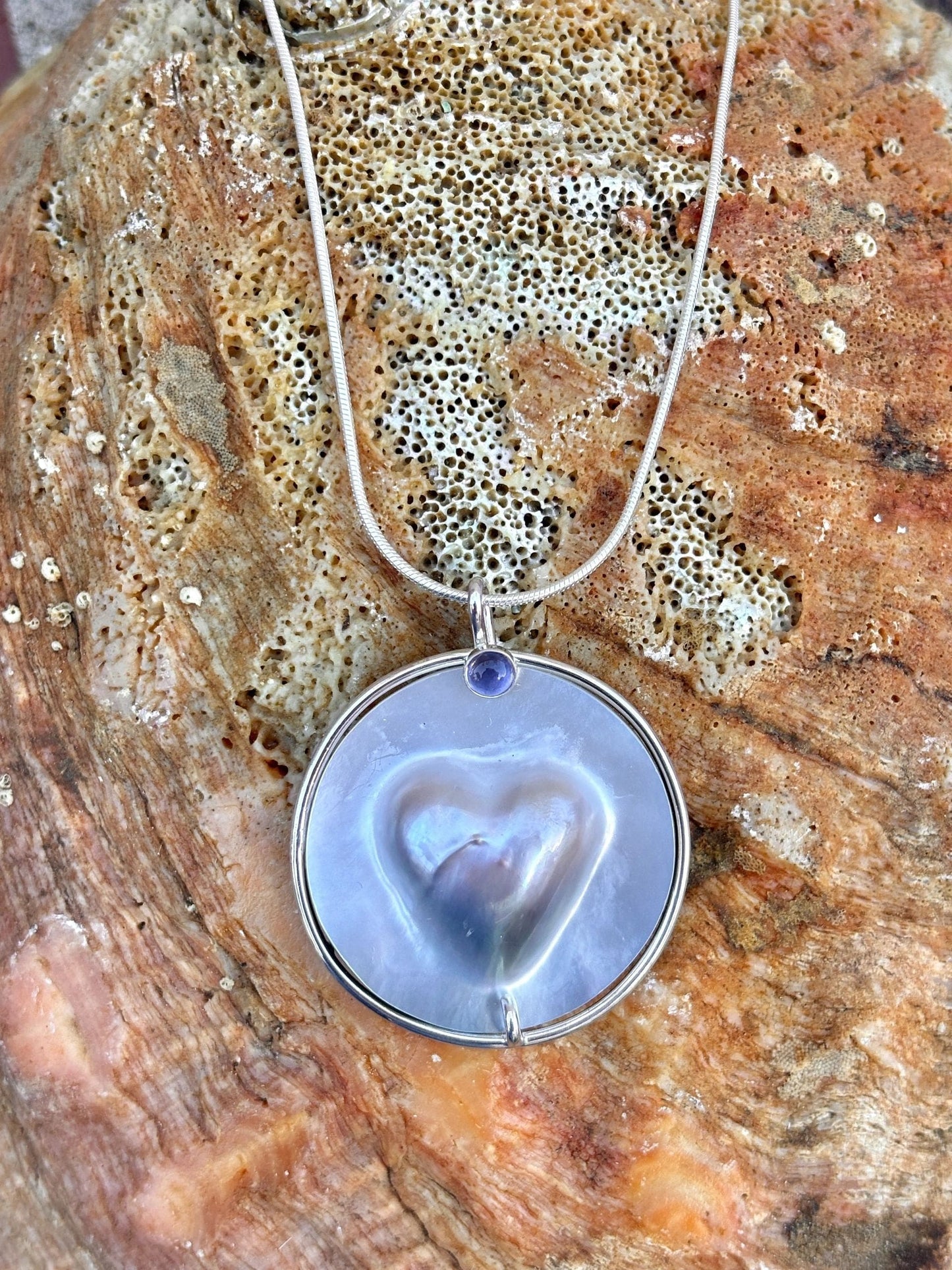 Salt Water Blister Pearl Pendant Amy Jahn Inventory