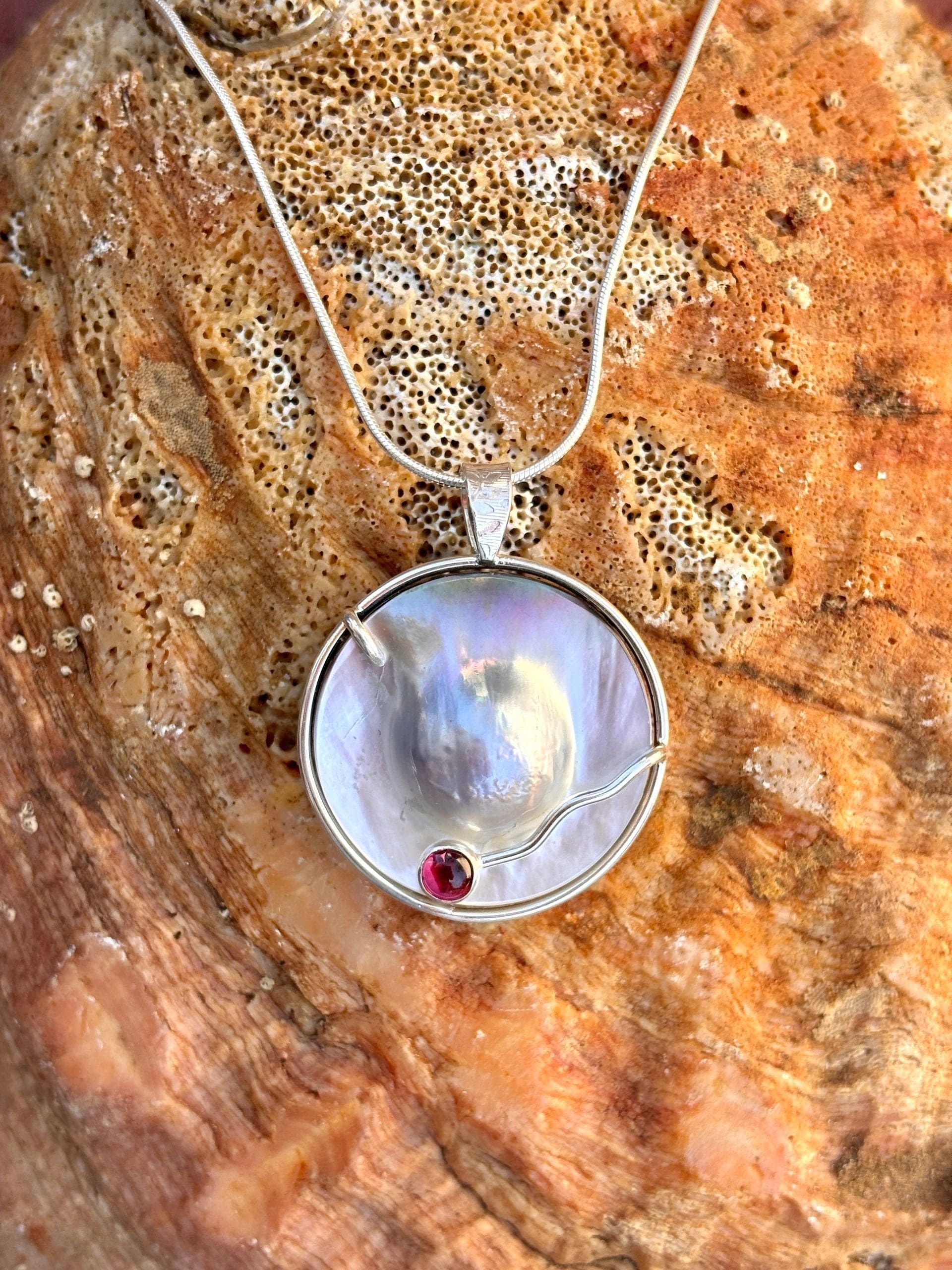Salt Water Blister Pearl Pendant Amy Jahn Inventory