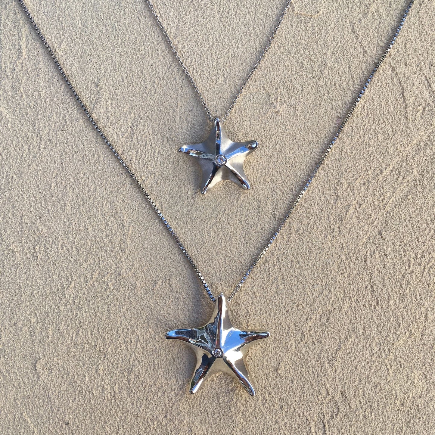 Sea Star Pendant With Diamond Michiko Consignment