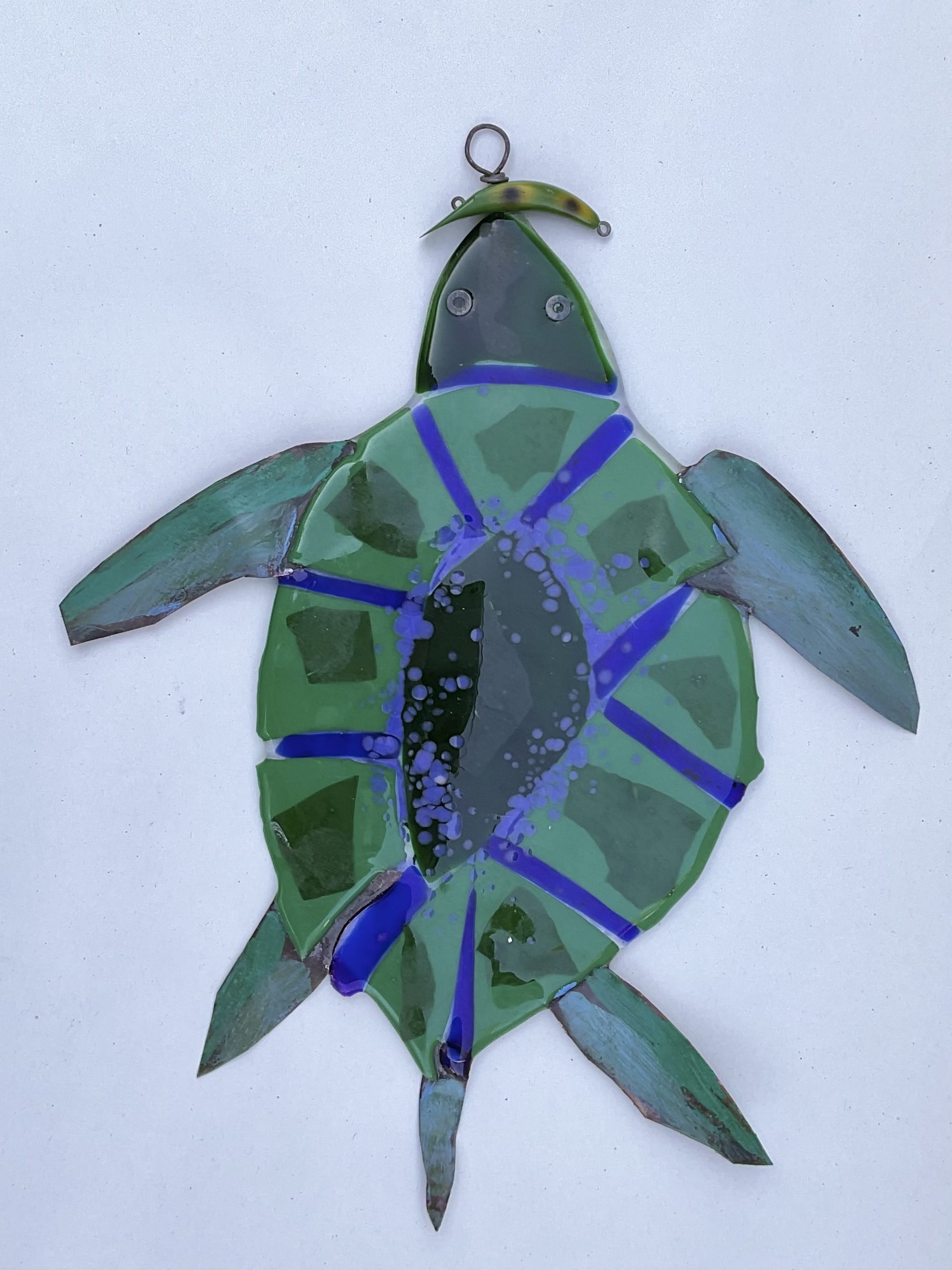 "Sea Turtle" Fused Glass Wired Glass Inventory
