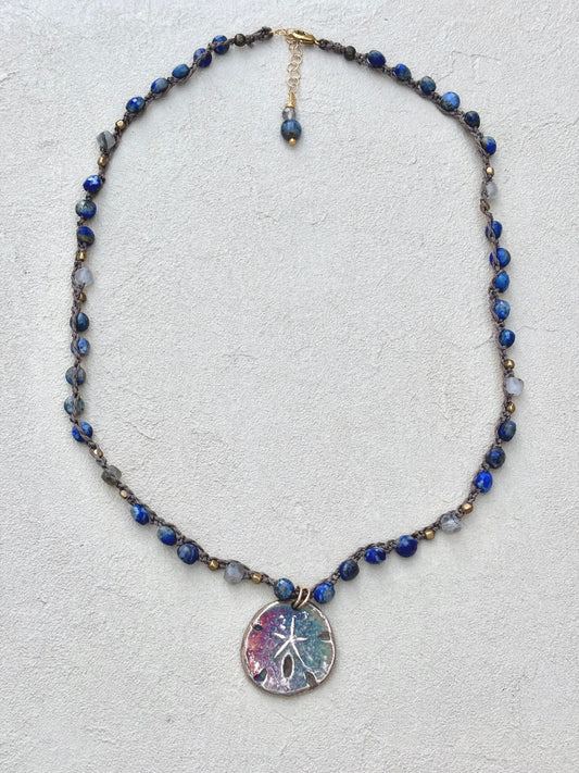 Short Semi-Precious Stone Necklaces- Bronze Pendants (Assortment) Heidi Duran Inventory