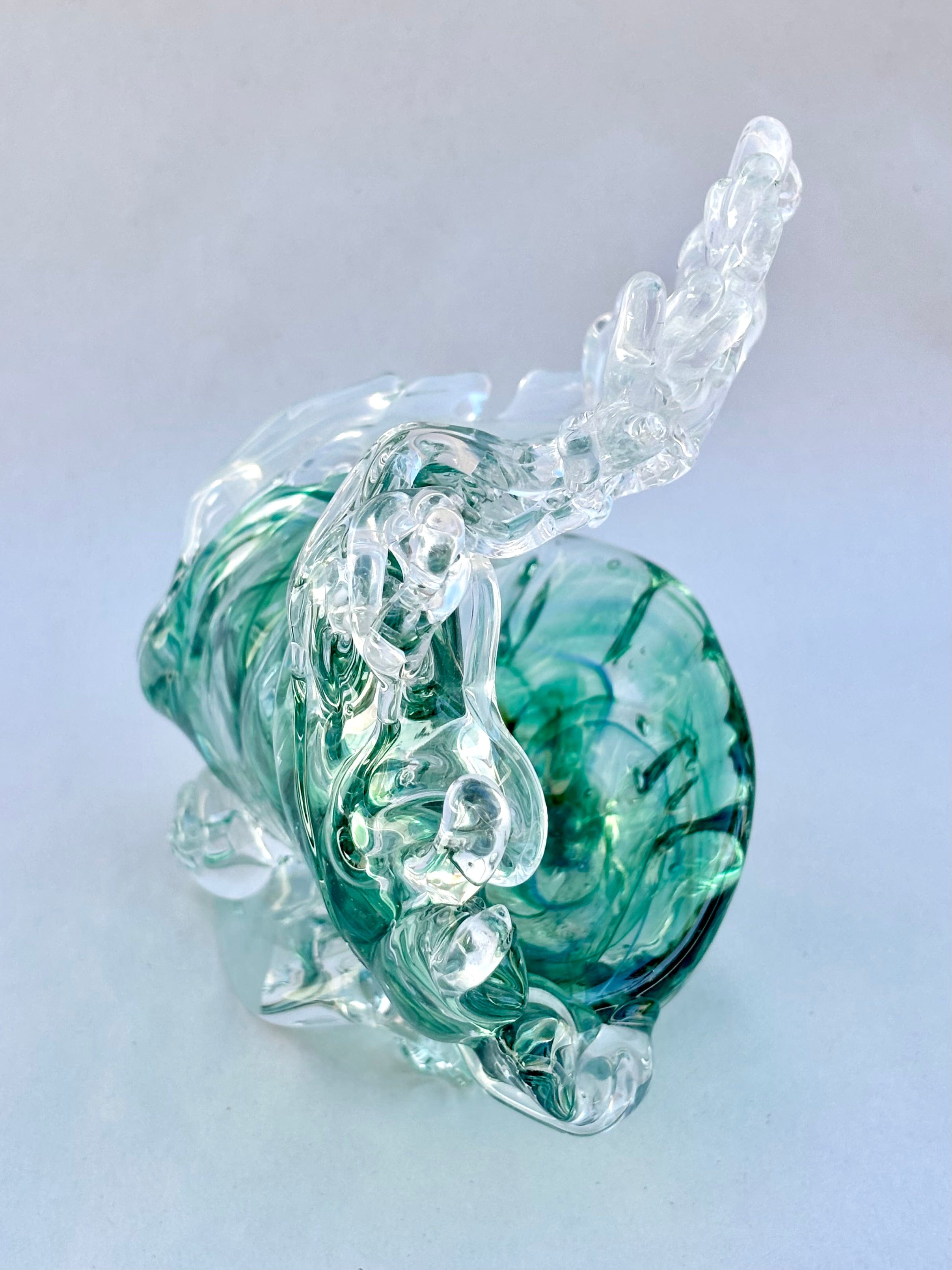 Consign Wave Small Hand Blown Glass