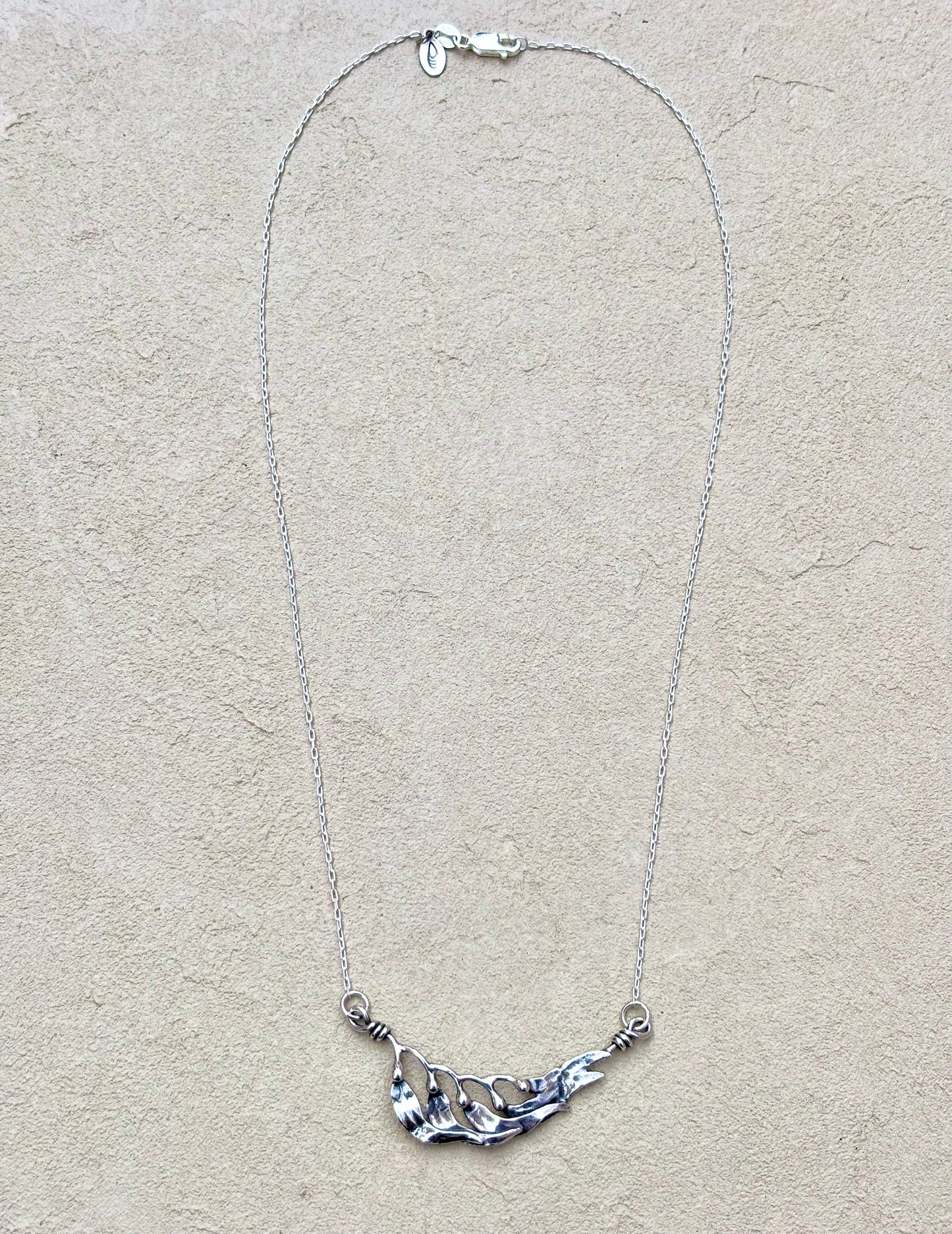Sterling Anacapa Kelp Necklace (CASTED) J. Anderson LTL Inventory