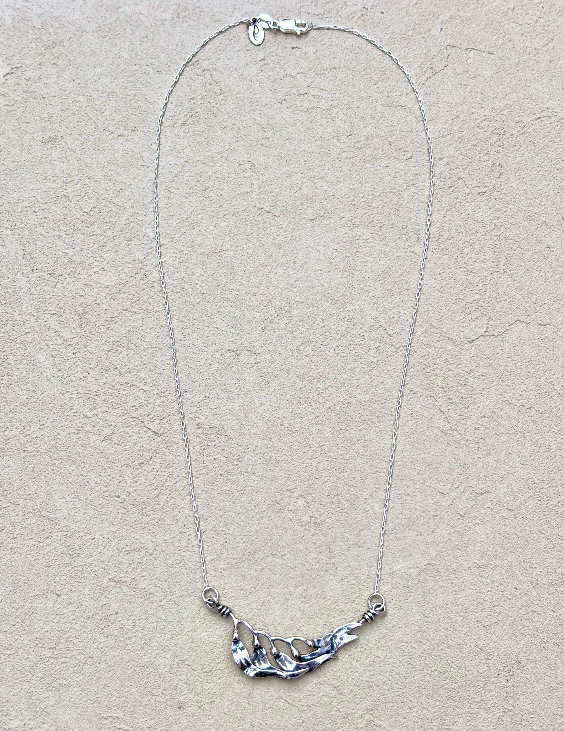 Sterling Anacapa Kelp Necklace (CASTED) J. Anderson LTL Inventory