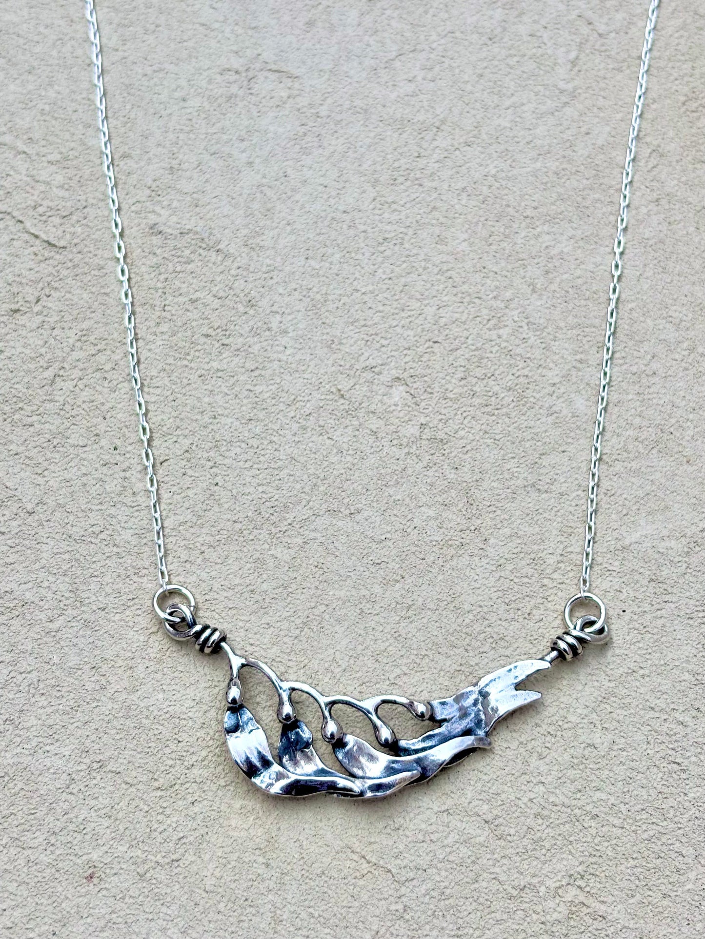 Sterling Anacapa Kelp Necklace (CASTED) J. Anderson LTL Inventory