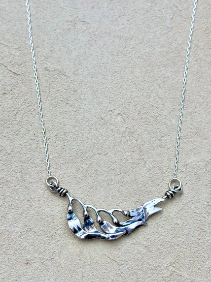 Sterling Anacapa Kelp Necklace (CASTED) J. Anderson LTL Inventory