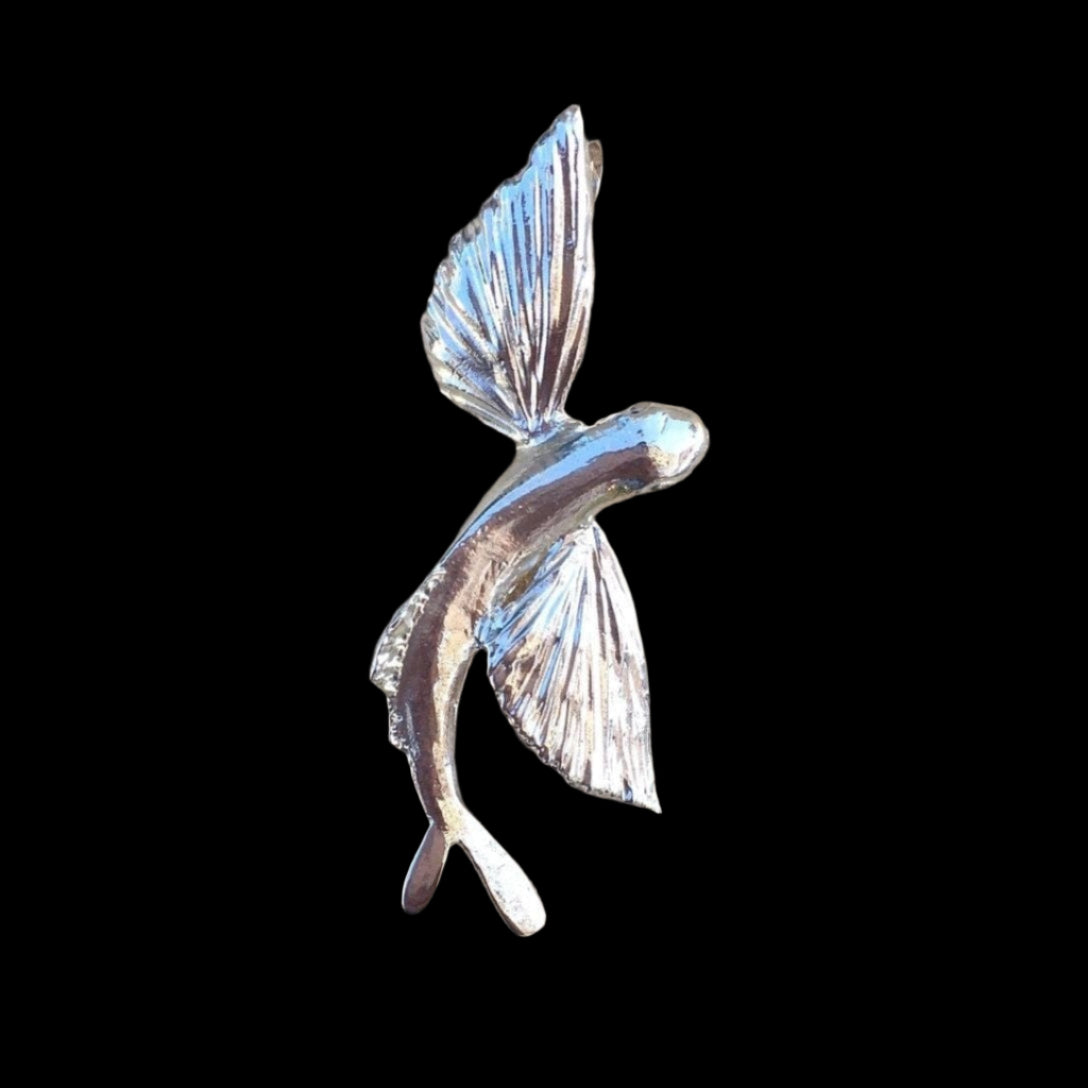 Sterling Flying Fish Pendant Michiko Consignment