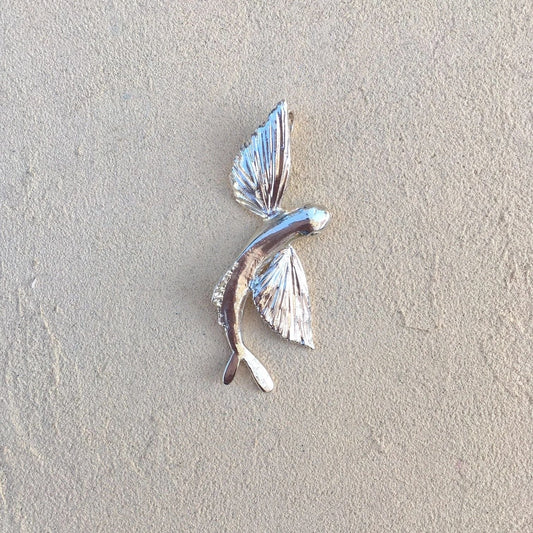 Sterling Flying Fish Pendant Michiko Consignment