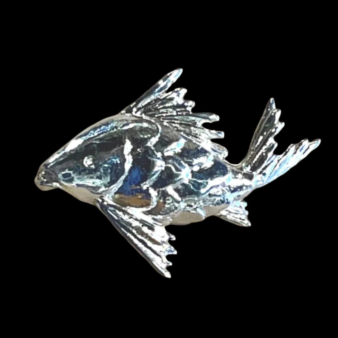 Sterling Silver "Happy Fish" Pendant Michiko Consignment