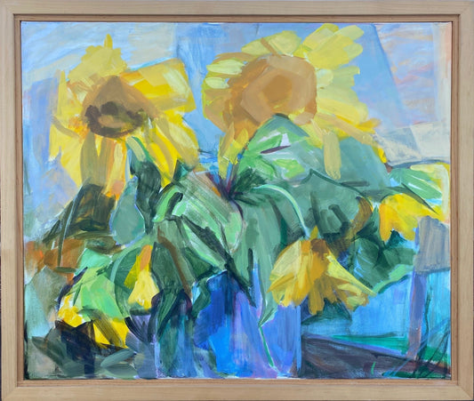 "Sunflowers" Original Acrylic Painting by Patricia Doyle Patricia Doyle Inventory