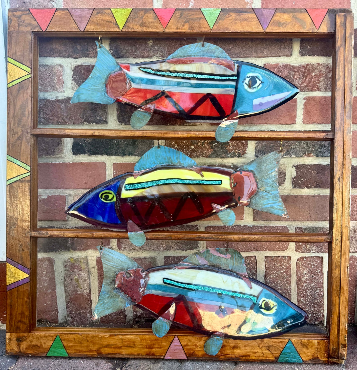 Tres Pescados Tribal Dichro Wired Glass Inventory