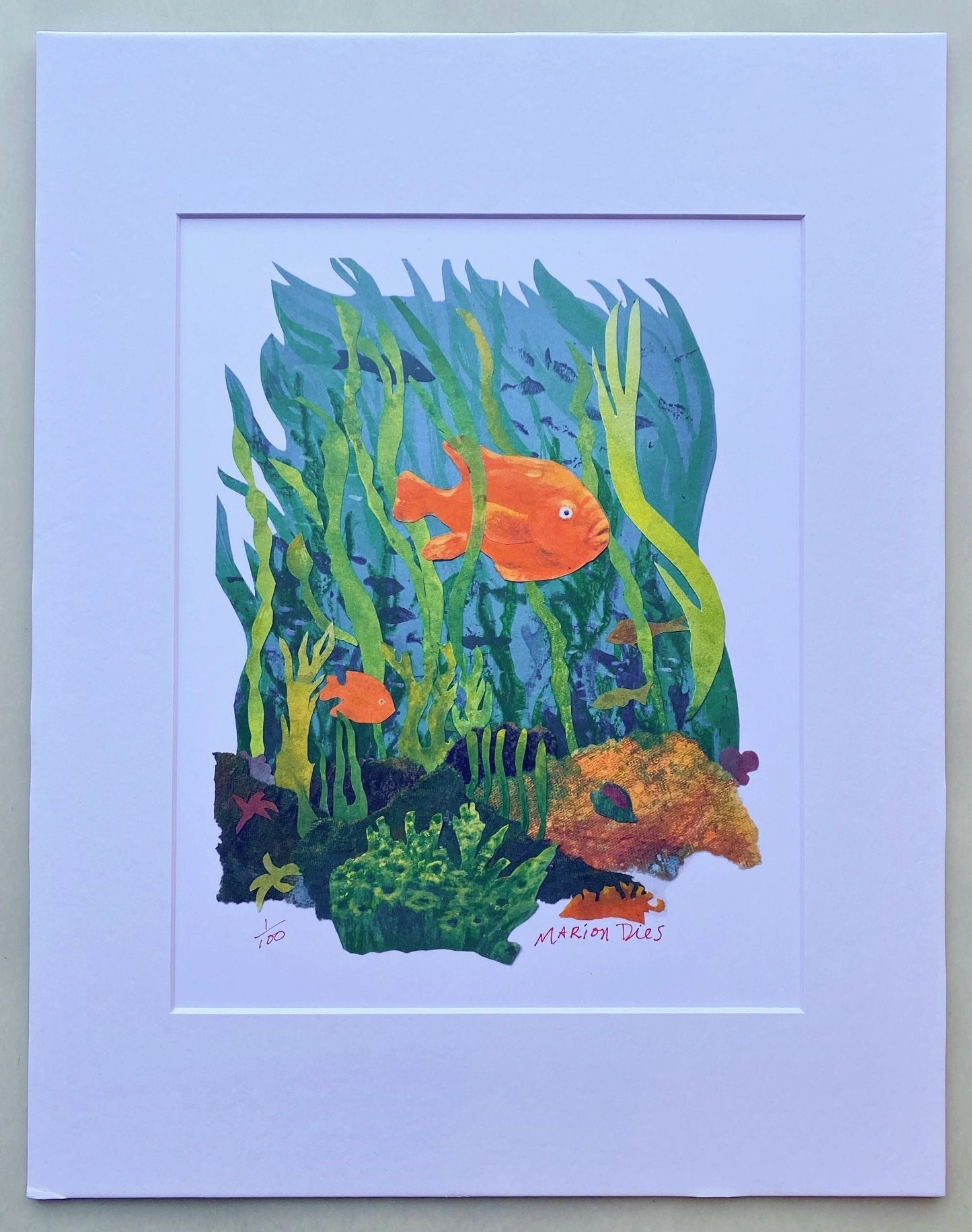 "Two Garibaldis" Giclee Print Marion Dies Consignment