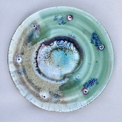 Two-Toned Porcelain Plate - 8" Juls Inventory